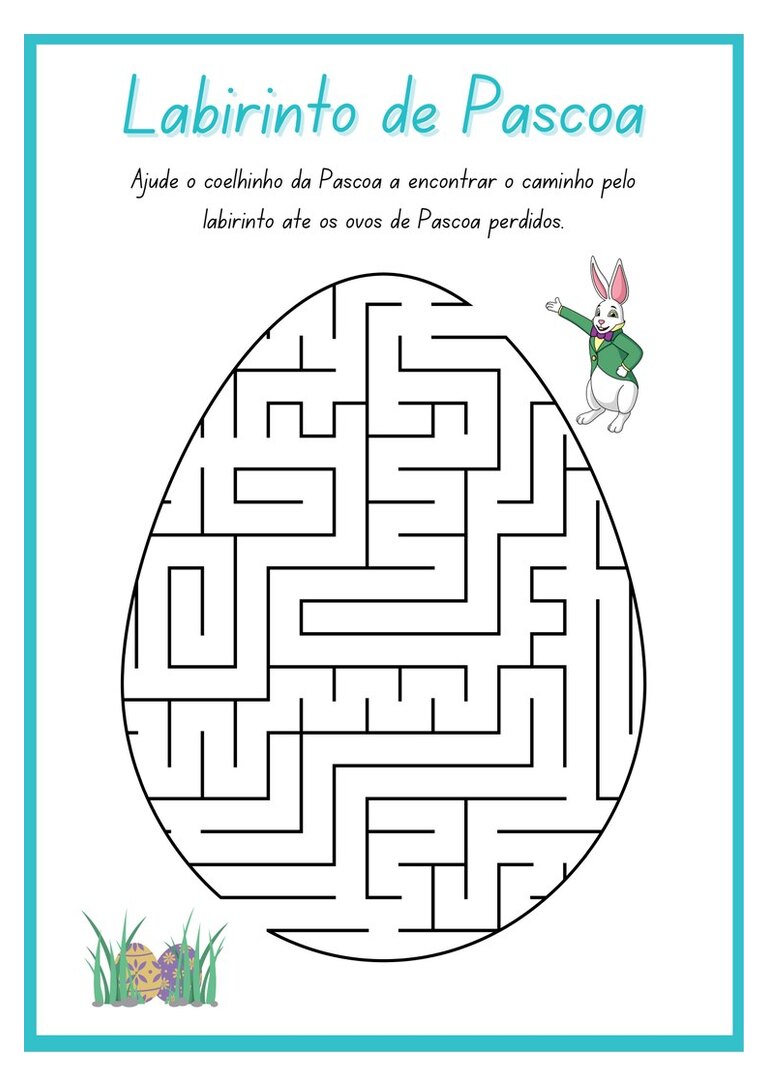 Labirinto do coelhinho da Páscoa