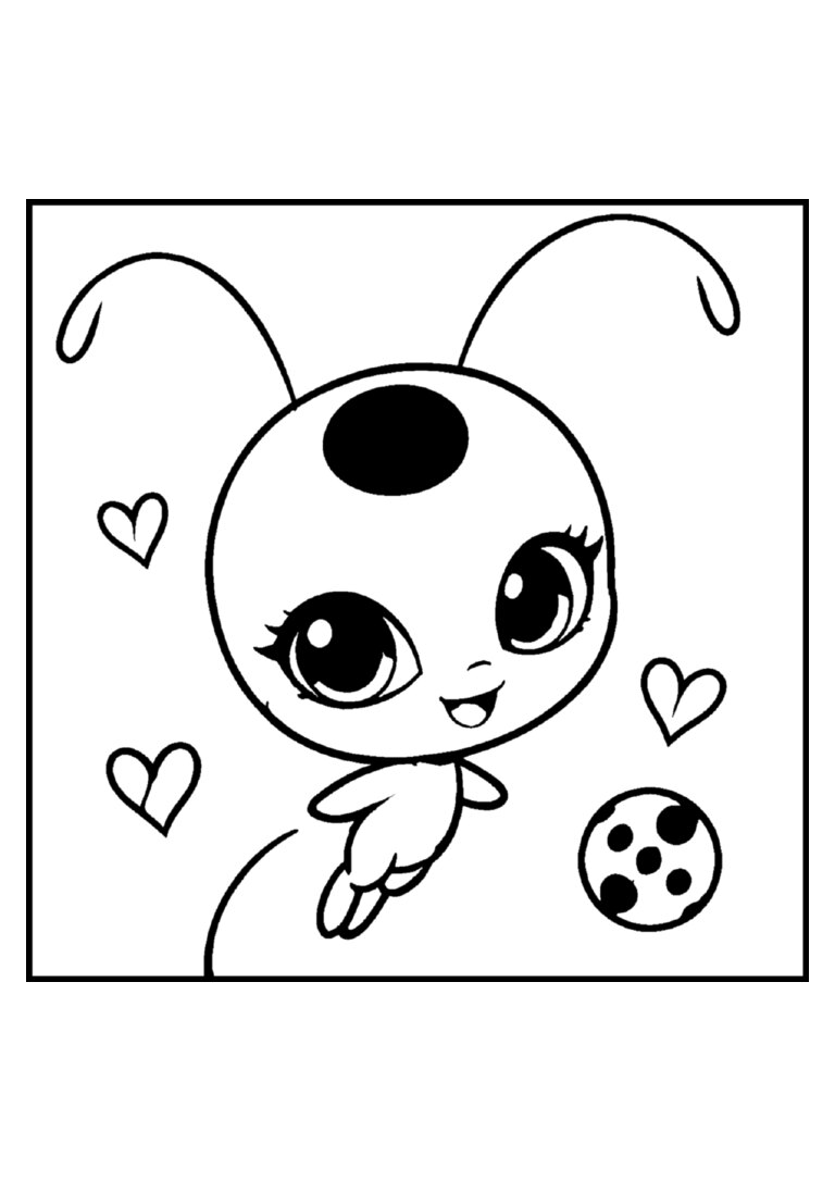 Tikki com coraçõezinhos e o ioiô