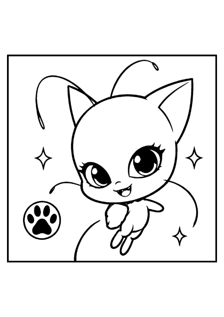 Plagg com estrelinhas e a patinha
