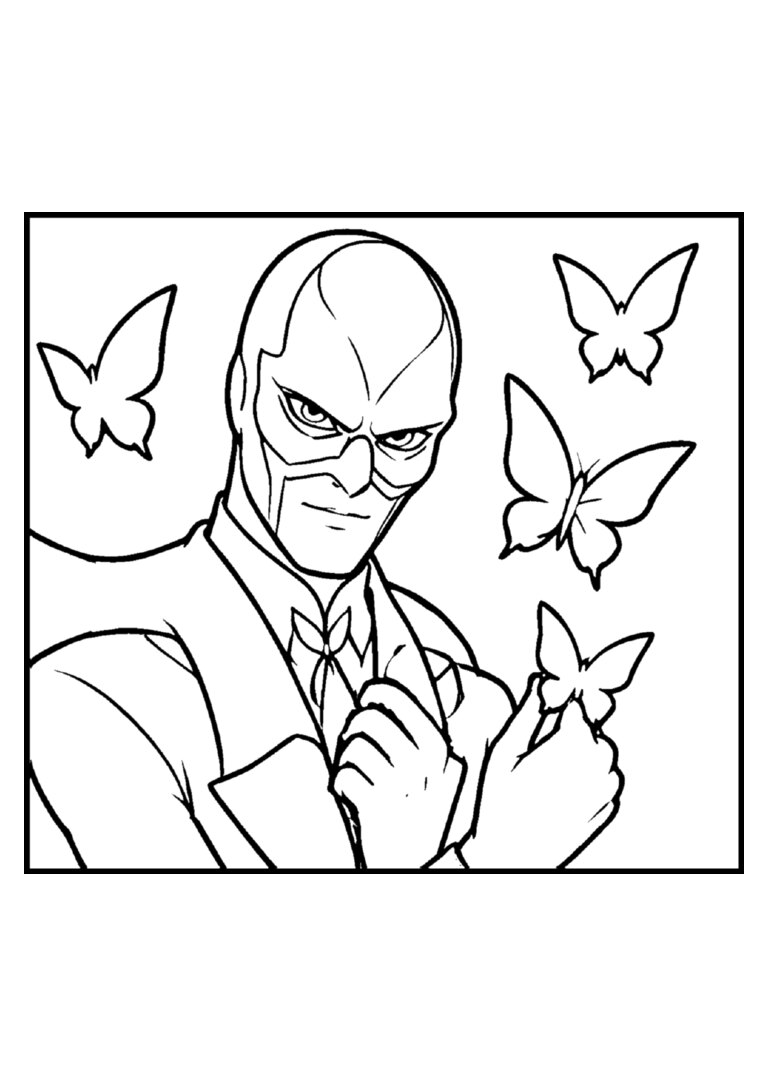 Hawk Moth segurando uma borboleta